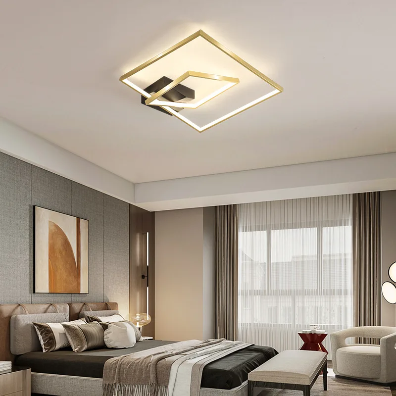 Ziemeļvalstu dekoratīvās griestu lampas griestos iemontētu gaismekli dzīvojamā istaba guļamistaba AC85-265V mājas apdare, griestu lampas Attēls 1