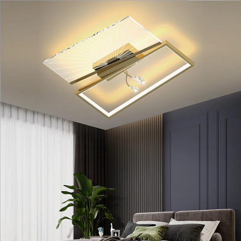 Ziemeļvalstu dzīvojamā istaba lukturi vienkāršu mūsdienu siltu atmosfēru romantiskā gaismas luksusa kristāla lampu guļamistabā lampas ēdamistaba lampas Attēls 1