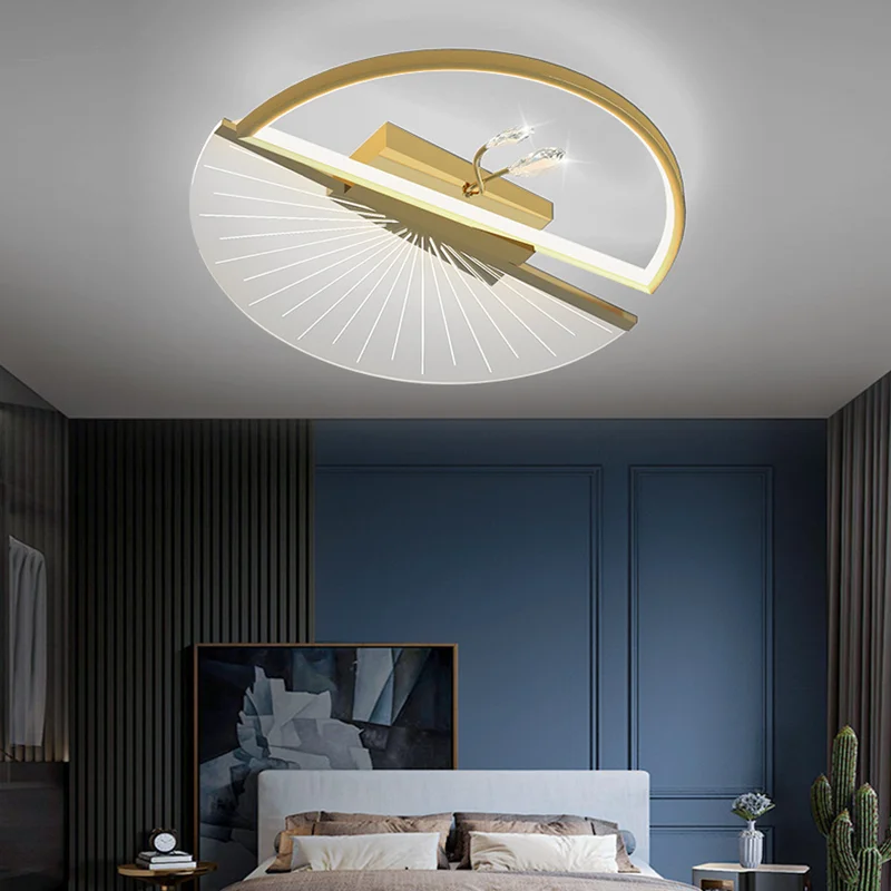 Ziemeļvalstu dzīvojamā istaba lukturi vienkāršu mūsdienu siltu atmosfēru romantiskā gaismas luksusa kristāla lampu guļamistabā lampas ēdamistaba lampas Attēls 2