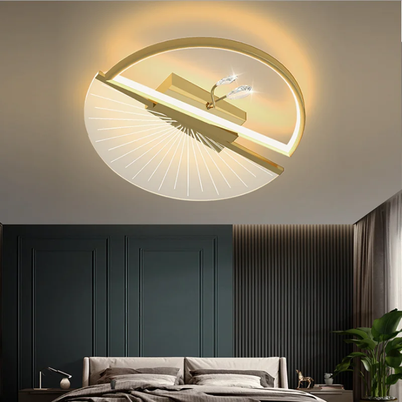 Ziemeļvalstu dzīvojamā istaba lukturi vienkāršu mūsdienu siltu atmosfēru romantiskā gaismas luksusa kristāla lampu guļamistabā lampas ēdamistaba lampas Attēls 3