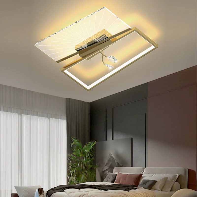 Ziemeļvalstu dzīvojamā istaba lukturi vienkāršu mūsdienu siltu atmosfēru romantiskā gaismas luksusa kristāla lampu guļamistabā lampas ēdamistaba lampas Attēls 4