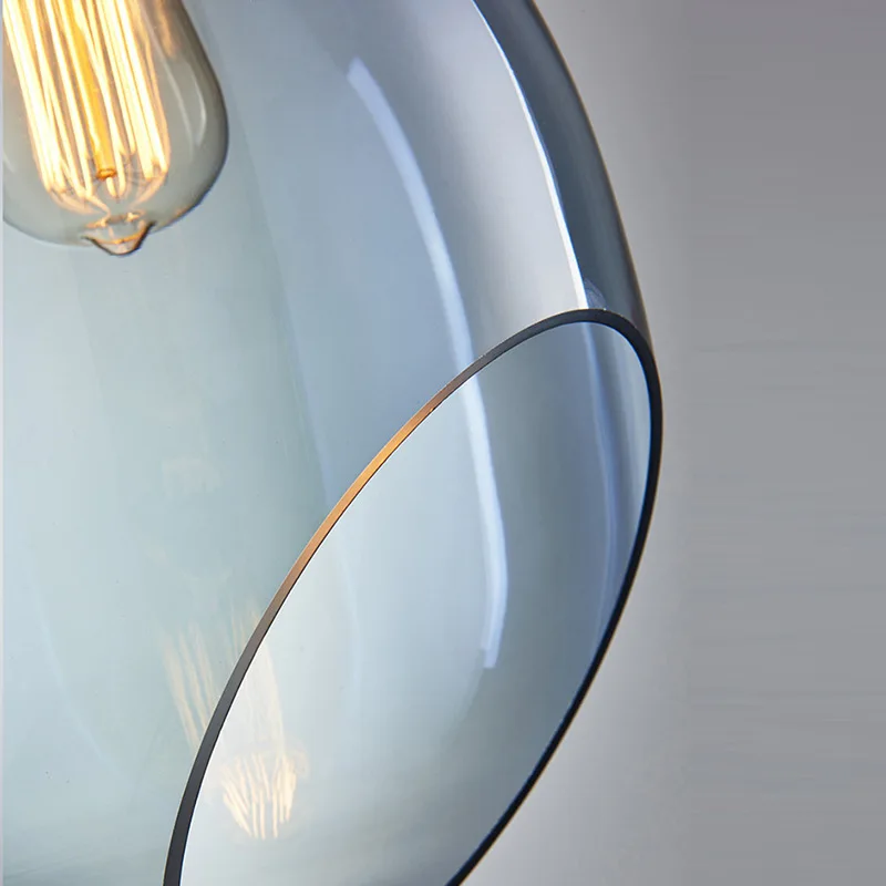 Ziemeļvalstu led dzelzs spīdumu pendente gaismeklis hanglamp kulons lampas lustras ēdamistaba dzīvojamā istaba Attēls 2