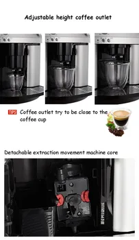 Itāļu Kafijas Automāts Automātiska Mājsaimniecības ar Pupiņu Dzirnaviņas Double Coffee Maker ESAM3200.S