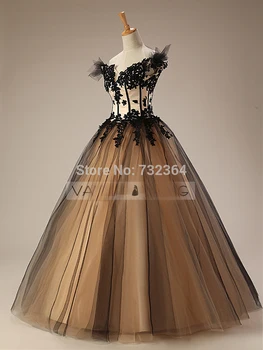 Melns plīvurs izšuvumi vintage viduslaiku kleita sissi princese Viduslaiku, Renesanses Kleita karalienes Kostīms Viktorijas / Belle bumbu