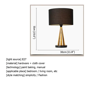 PASAKU Reostats Tabula Gaismas Mūsdienu LED Luksusa Dizaina Galda Lampas Dekoratīvās Mājas Guļamistaba 1