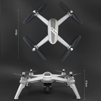 JJRC X5 RC Drones ar 2K HD Kamera 5G WiFi FPV GPS Drones Galvām Režīmā Brushless Motor RC Quadcopter NSV775 1
