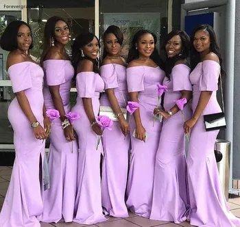 Dienvidāfrikas nigērija meitenes, līgavas kleitas 2019 ilgi vasaras valsts dārza oficiālu kāzu svinības viesu istabene goda tērpi pirkt \ Kāzu Kleita ~ www.xenydancestudio.lv 11