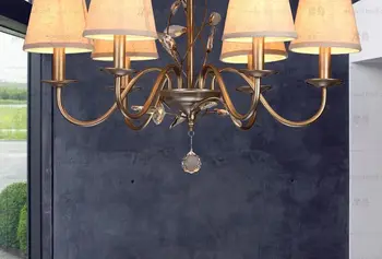 Vienkāršu Amerikāņu Dzelzs Lustra Lampadario Lustra Spīdumu ēdamistaba lampas