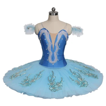 Pieaugušo Zilā Profesionālās Skatuves Baleta Tutu Tērpi Sievietēm Baleta Dejas, Kleita Apperal Meitenes Baleta Svārki 1