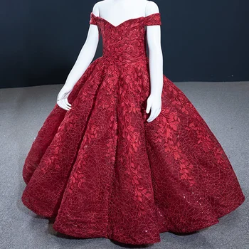 Puķu meitene kleitas, lai kāzas mīļotā spageti siksnas bērniem puses komūniju kleitas sequined virs ceļgala princese kleita pirkt \ Kāzu Kleita ~ www.xenydancestudio.lv 11