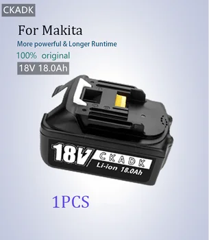 BL1860 Uzlādējams Akumulators 18 V 18000mAh Litija jonu lai 18v, Makita Akumulatoru BL1840 BL1850 BL1830 BL1860B LXT 400+4Acharger