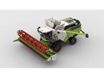 Jauno tehnoloģiju, celtniecības bloku km-8900 Kombains traktors, zāles pļāvējs tālvadības montāžas rotaļlietas grūti zēns dzimšanas dienas dāvanu 6900 + Gab 1