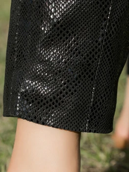 Sieviešu bikses ziemas tendence silts melns ādas bikses plus samta sabiezējumu ar augstu jostas elsas korejas modes apģērbu sieviete pirkt \ Dibeni ~ www.xenydancestudio.lv 11