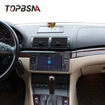 TOPBSNA 1 Din Android 10 Auto DVD Atskaņotājs BMW E46 M3 318/320/325/330/335 Rover 75 GPS Navigācijas Auto Radio Stereo Headunit RDS 1