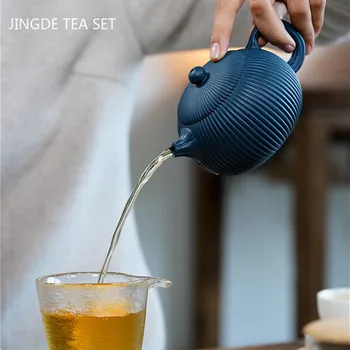 130ml yixing violetā māla tējkanna meistara roku darbs tējas katlā ķīnas autentisks zisha tējas komplekts tējkanna tējas ceremonija pielāgota dāvanas pirkt \ Teaware ~ www.xenydancestudio.lv 11