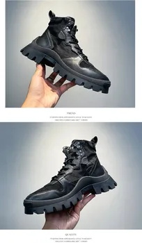 Vīriešu ikdienas ādas apavi ikdienas formālu gadījumos valkāt āra braukšanas neslīdoša kopums kājām vīriešu ādas kurpes pirkt \ Vīriešu Kurpes ~ www.xenydancestudio.lv 11