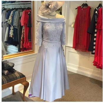Royal blue māte no līgavas kleitas maksti pie pleca šifona ceļa garums īss līgavainis mātei kāzu kleitas pirkt \ Kāzu Kleita ~ www.xenydancestudio.lv 11