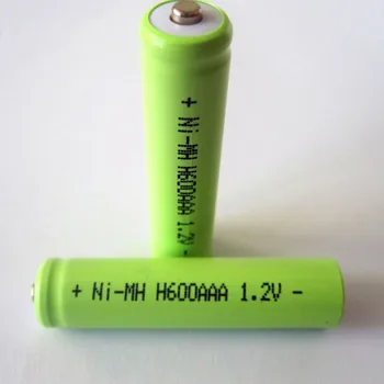 Bezmaksas piegāde Augstas kvalitātes Rotaļlietas Akumulators Ni-MH Ni mh Izmērs AAA 1,2 V 600mAh par Modeli Rotaļlietas Sacīkšu auto Iziet gaismas akumulatoru, 100gab/daudz