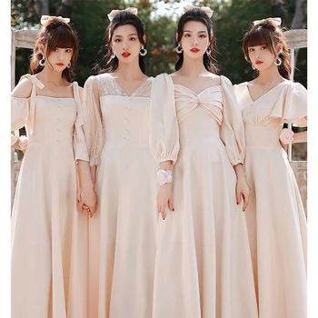 Kaunissina-line līgavas kleita šifona mežģīnes 3/4 piedurknēm, elegants kāzu tērpu formālās kleitas pirkt \ Kāzu Kleita ~ www.xenydancestudio.lv 11
