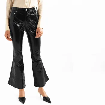 Acrmrac sieviešu bikses jaunu stilu vasaras vidū vidukļa tīrtoņa krāsu slim zaudēt harēma bikses gadījuma bikses potītes garuma bikses pirkt \ Dibeni ~ www.xenydancestudio.lv 11