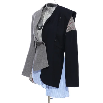 Ir 2021. rudenī un ziemā, jaunu sieviešu profesionālo uzvalku bikses divdaļīga slim divrindu elegantas dāmas jaka modes bikses pirkt \ Tērpi & Komplekti ~ www.xenydancestudio.lv 11
