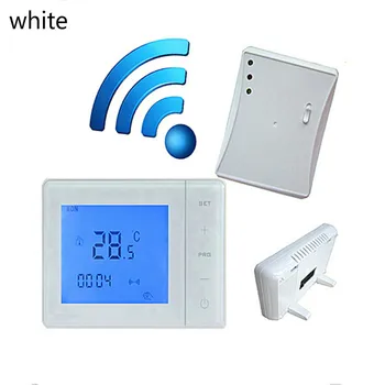 Wireless Touch Ekrāna Programmējams termostats, Temperatūras regulators, lai katls gāzes sienas karājas plīts 5.A 220V 1