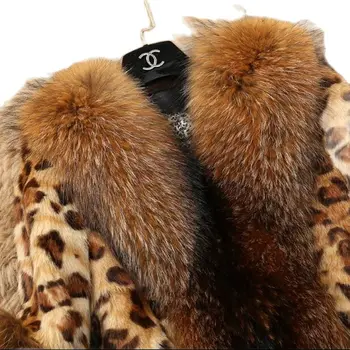 Harppihop 2019 jaunu nekustamā trušu kažokādas mēteļu mode sieviešu trušu kažokādas jaka dabas ziemas siltas trušu kažokādas outwear pirkt \ Jakas & Mēteļi ~ www.xenydancestudio.lv 11