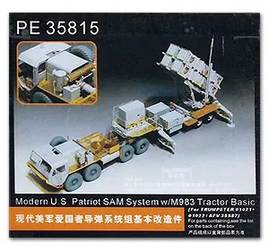 KNL HOBIJS Voyager Modelis PE35815 mūsdienu ASV Patriot pretraķešu sistēma grupas pamata transformācijas gabalu