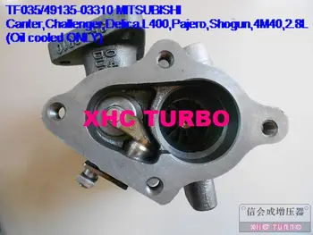 JAUNU TF035 49135-031310 03310 Turbo Turbokompresoru par MITSUBISHI Canter,Challenger,Delica,L400,Pajero,Shogun,4M40,2.8 L(Eļļas) 1