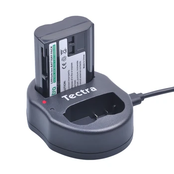 Tectra 3Pcs EN-EL15 ENEL15 Bateria + Dual USB Lādētājs+AC Adapter Nikon D600 D610 D600E D800 D800E D810 D7000 D7100 V1 MH-25