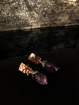 Dr. akmens, dabiskā akmens sievietes lapis lazuli akmens rosealtın pārklājumu auskari 439800020 pirkt \ Auskari ~ www.xenydancestudio.lv 11