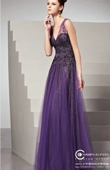 Bezmaksas piegāde jaunu modes 2019 vestidos de festa gadījuma ilgi oficiālu fāzēm, violeta frēzēšana elegants māte no līgavas Kleitas