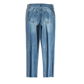 Liela sieviešu pavasara 2022 vintage jeans zaudēt šūtas augsta vidukļa džinsus sieviešu ikdienas mīksti džinsi y2k džinsi, taisna, pelēka džinsi pirkt \ Dibeni ~ www.xenydancestudio.lv 11