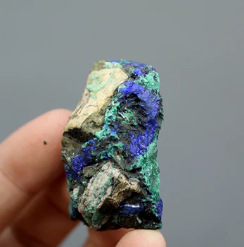 61g Dabas skaisti Azurite un Malahīts simbolisko minerālu paraugu kristāla Akmeņi un kristāli, Dziedniecība crystal 1
