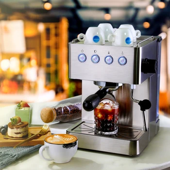 Tirdzniecības Pupiņas Ar Tasi Kafijas Automāts Kafejnīca Cappuccino Smart Elektrisko Kafijas Automātu Mājas Kafijas Iekārtas