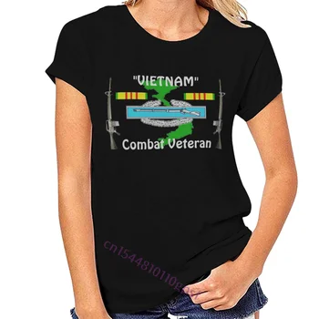 Kokvilnas Modes O Kakla Custom Printed Vīriešu T Krekls Vjetnamas Kaujas Veterāns Black Smieklīgi Sieviešu T Krekls 1