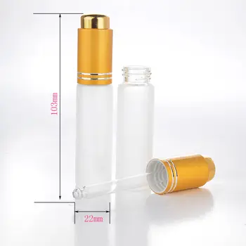 20ml matēta/matēts stikla pudele sūknis losjons pudeles ar divu krāsu top F20172098 1