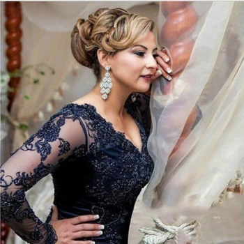Elegants šifons v kakla mātei līgavas kleitas ar garām piedurknēm ruffles dāmas oficiāla vakara tērpi pasūtījuma pirkt \ Kāzu Kleita ~ www.xenydancestudio.lv 11