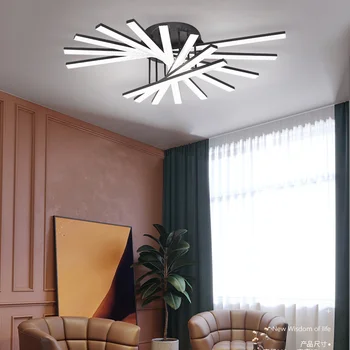 Qibomei led modernās griestu lampas iekštelpu spīdums apgaismojums guļamistabā zālē balkonu dzīvojamā istaba dzelzs armatūra spuldzes mājas apdare pirkt \ Griestu Lampas & Fans ~ www.xenydancestudio.lv 11