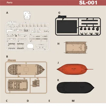 Titānika Zīmogs Aisbergs/Ostas Skatuves Transportlīdzekļa Q Izdevums Līme-bezmaksas Krāsu Atdalīšana Kuģa Laivas Modelis, Komplektā Daļas, Piederumi 1