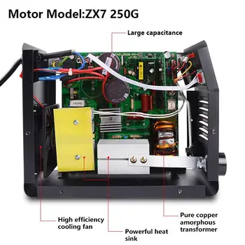 Zx7-200 mini portatīvo mma 200a 5.5 kva rokas elektriskās metinātājs, 220v loka metināšanas invertoru rīks pirkt \ Metināšanas Iekārtas ~ www.xenydancestudio.lv 11