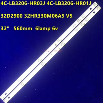20 GAB./daudz 6LED LED Apgaismojums Sloksnes, lai Thomson 32HB5426 LVW320CS0T Toshiba TCL 32L2600 32L2800 32L2900 L32S4900S 32D2900 32D100 1