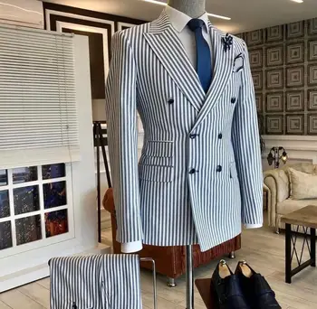 Jauns dizains samta līgavainis tuxedos groomsman uzvalks, kāzu uzvalks dubultā krūtīm, pasūtījuma izgatavotu 2020 cilvēks kostīmi (jaka+bikses) pirkt \ Tērpi & Bleizeri ~ www.xenydancestudio.lv 11