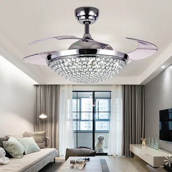 Hongcui griestu ventilators gaismas bez asmens zelta lampas tālvadības mūsdienu mājas dzīvojamā istaba 110v, 220v pirkt \ Griestu Lampas & Fans ~ www.xenydancestudio.lv 11