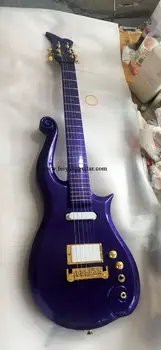 Augstas kvalitātes Wang Ziyun elektriskā ģitāra, balta, dzeltena, metāla, violeta ģitāra, pielāgojamu krāsu, iepakojumā kravas