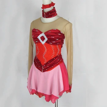 Profesionālās pasūtījuma daiļslidošanas kleitu skaistu jaunu zīmolu vogue daiļslidošanas kleitas konkurences dr2832 pirkt \ Posmā & Deju Apģērbi ~ www.xenydancestudio.lv 11