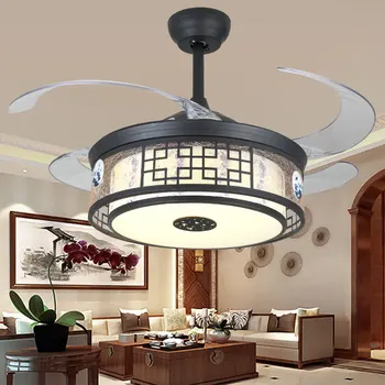 Hongcui griestu ventilators gaismas bez asmens zelta lampas tālvadības mūsdienu mājas dzīvojamā istaba 110v, 220v pirkt \ Griestu Lampas & Fans ~ www.xenydancestudio.lv 11