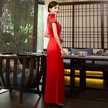 Augstas kvalitātes zīda sieviešu garās kokvilnas cheongsam sieviešu sexy ķīniešu tradicionālā kleita silm ķīnas aipao party kostīms 18 pirkt \ Tradicionālo & Kultūras Valkā ~ www.xenydancestudio.lv 11