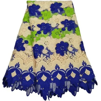Augstas kvalitātes āfrikas nigērijas tilla mežģīņu audums kāzu kleita kleita swiss kokvilnas auduma izšūti damask 2.5 metri pirkt \ Apģērbu Šūšana & Audums ~ www.xenydancestudio.lv 11