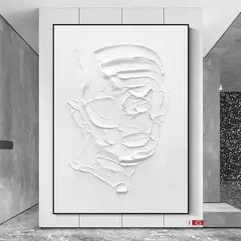 Liels laikmetīgās mākslas gatavotās kanvas glezna mūsdienu anotācija akrila handpainted naftas sienas mākslas darbu sienas attēlu mājas dekori pirkt \ Mājas Dekori ~ www.xenydancestudio.lv 11